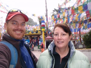 A joint Buddhist and Hindu Template above Darjeeling