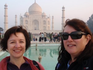 Taj Mahal at Sunrise.