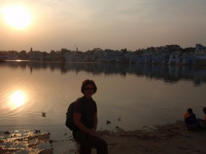 Pushkar Lake towards sunset