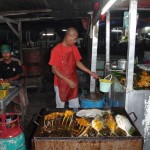 We enjoyed the Sandakan Night Market, no idea why we are always the only tourists!