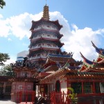 Intricately carved pagoda