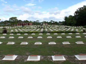 Heartbreaking to see so many headstones