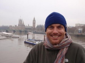 Scott in front of Big Ben & Houses of Parliament