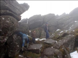 The boys on the upward climb