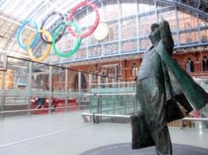 p31704001 St. Pancras Train Station gearing up for the 2012 Olympics