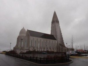 The church in daylight (yes it is still raining)