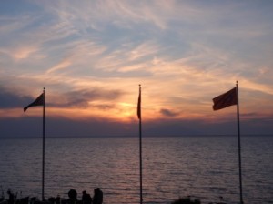 p4240185 Sunset at Anzac Cove 2011
