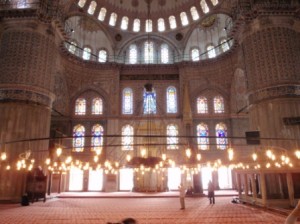 Inside the Blue Mosque