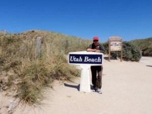 Scott at Utah Beach