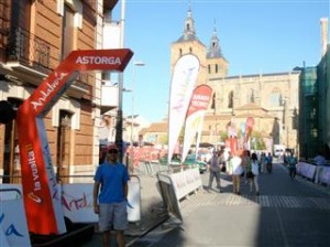 the Astorga start line