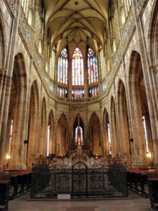 Inside St Vitus Cathedral